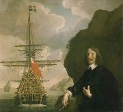 Sir Peter Lely Peter Pett and the Sovereign of the Seas. china oil painting artist